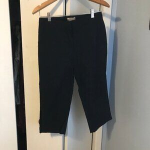 Item & Co Ladies Black Capri Pants Size 8 $5.00 AS AN ADD ON